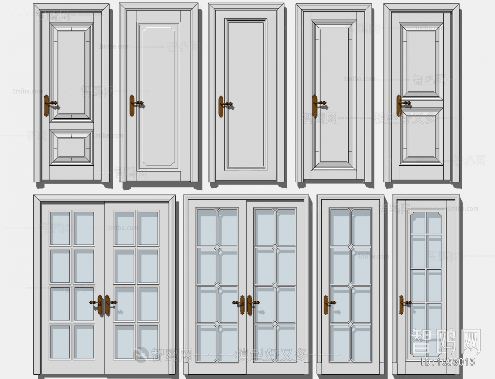 Simple European Style Door