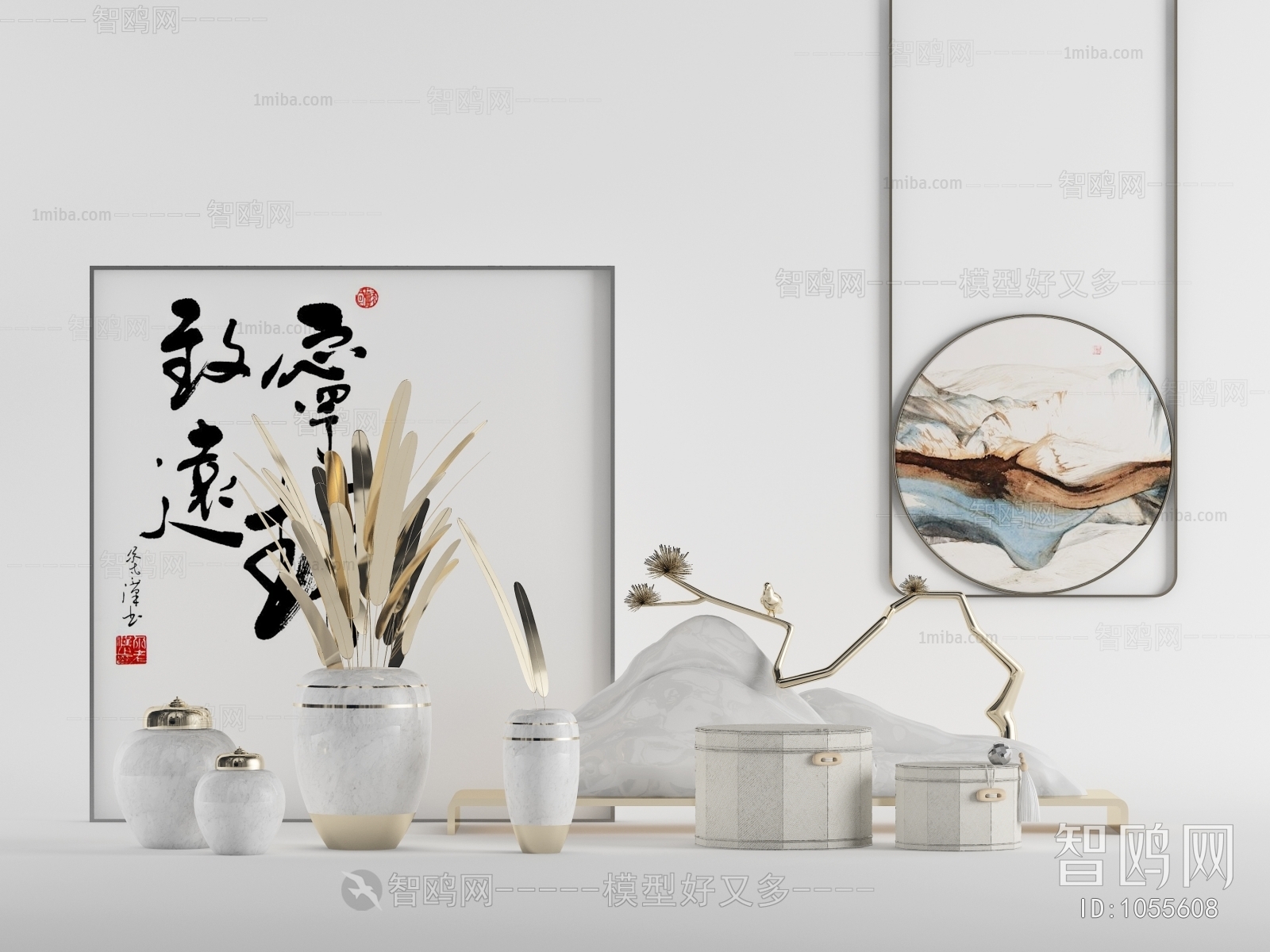 New Chinese Style Decorative Set