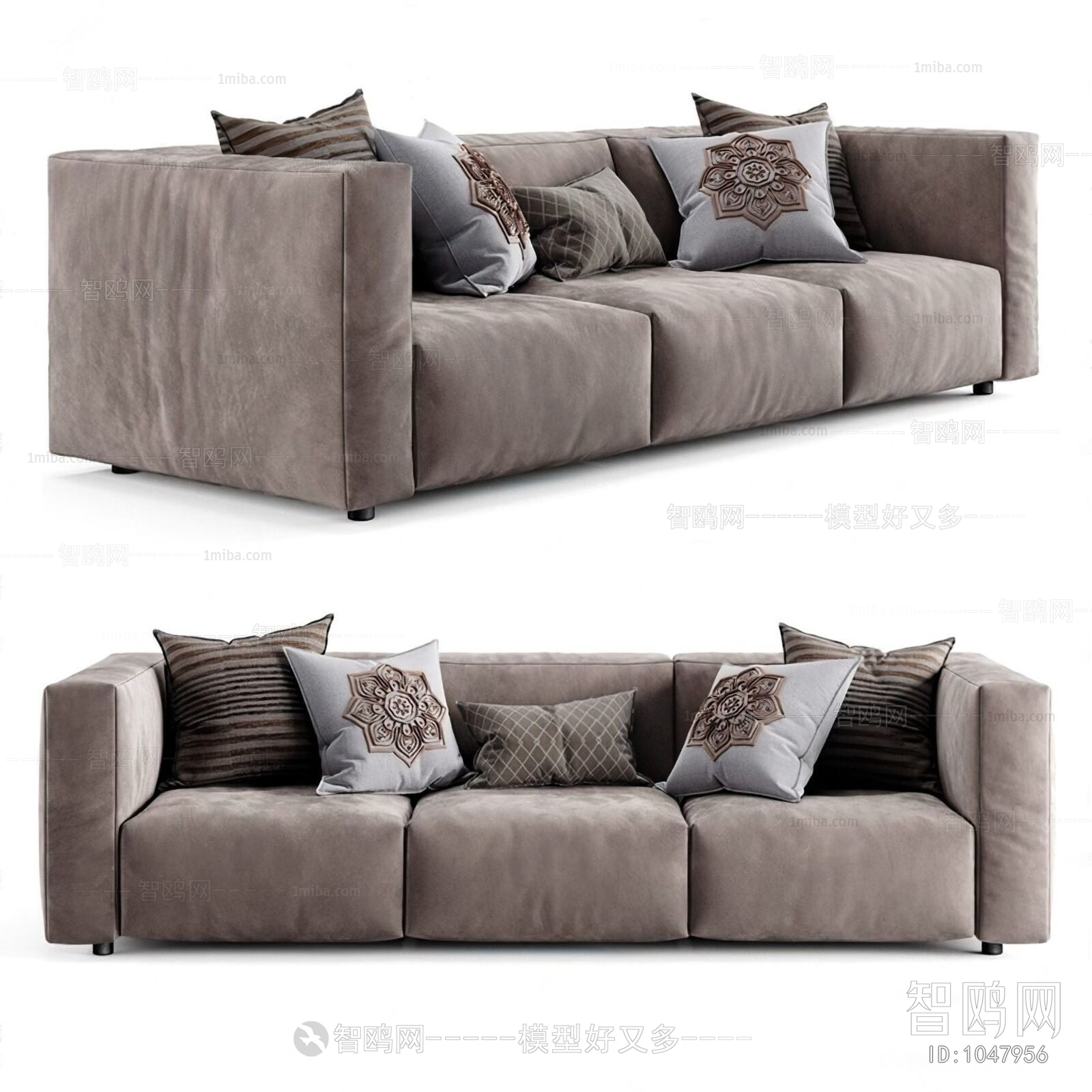 Modern Three-seat Sofa