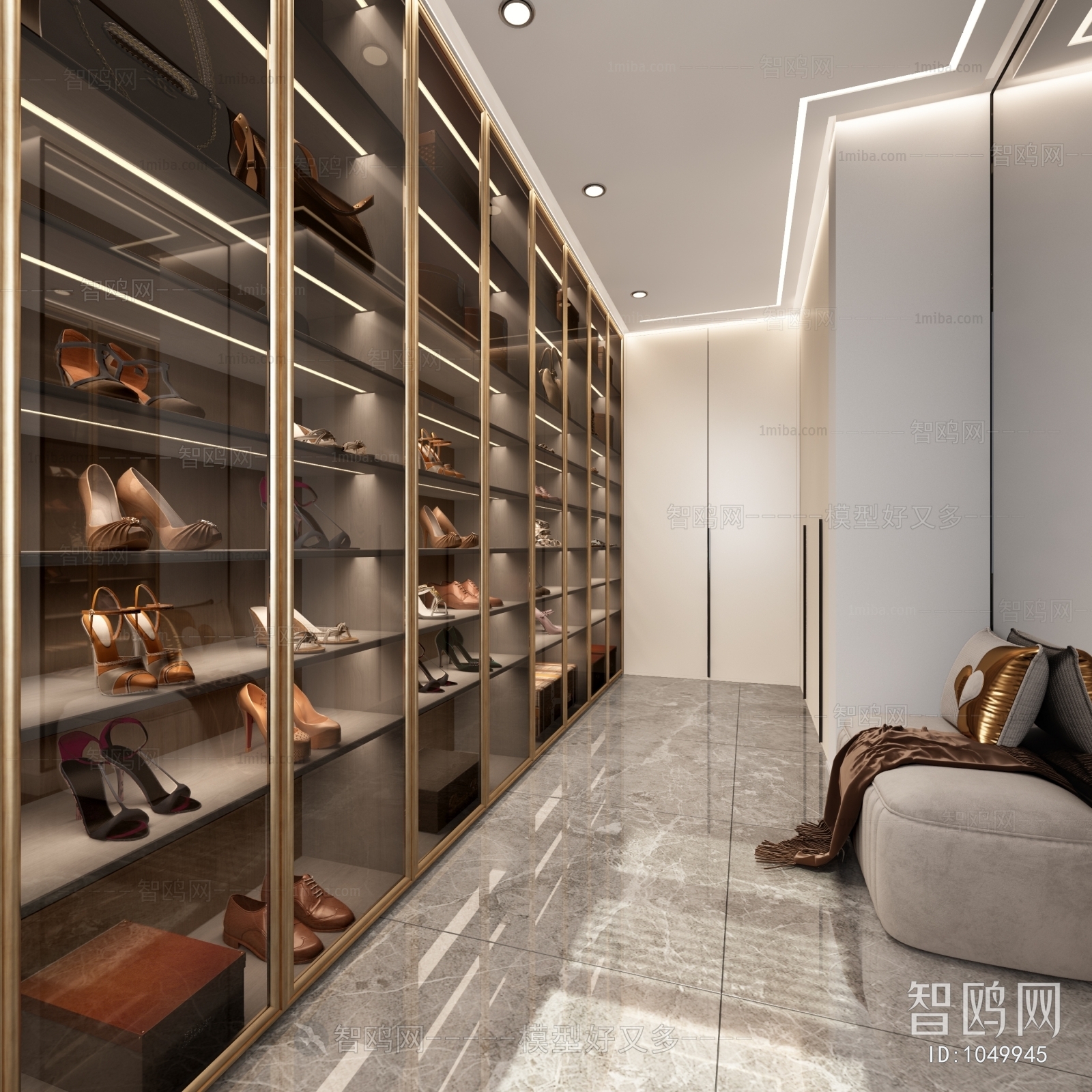 Modern Clothes Storage Area