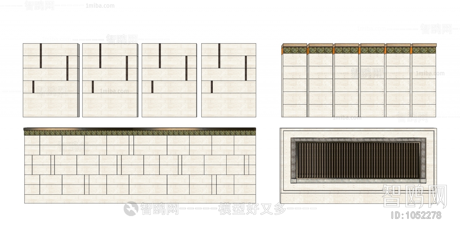 New Chinese Style Building Component