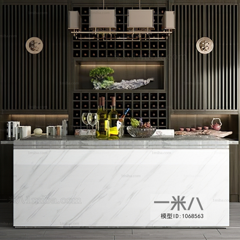 New Chinese Style Counter Bar