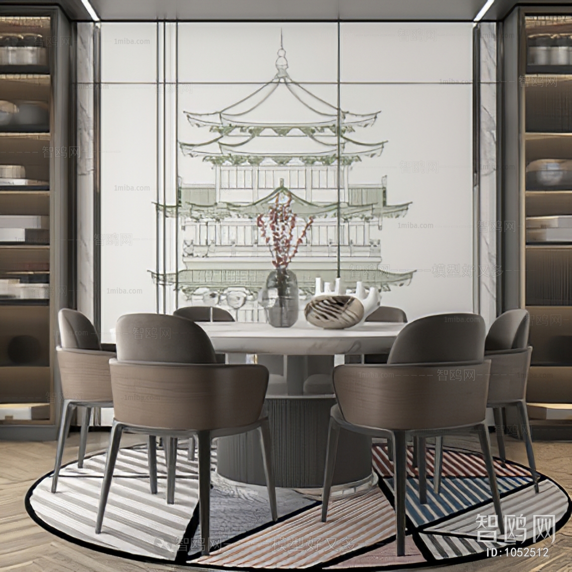 New Chinese Style Dining Table And Chairs