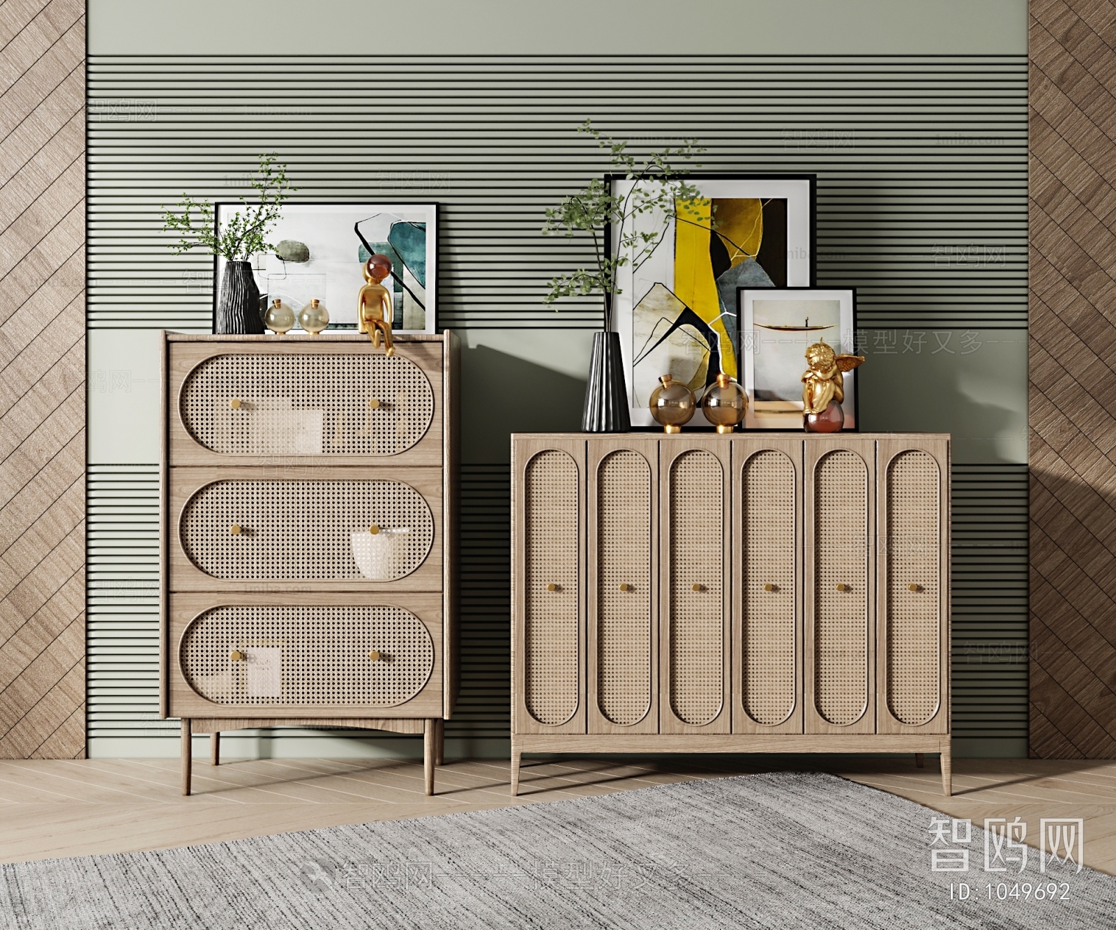 Nordic Style Side Cabinet