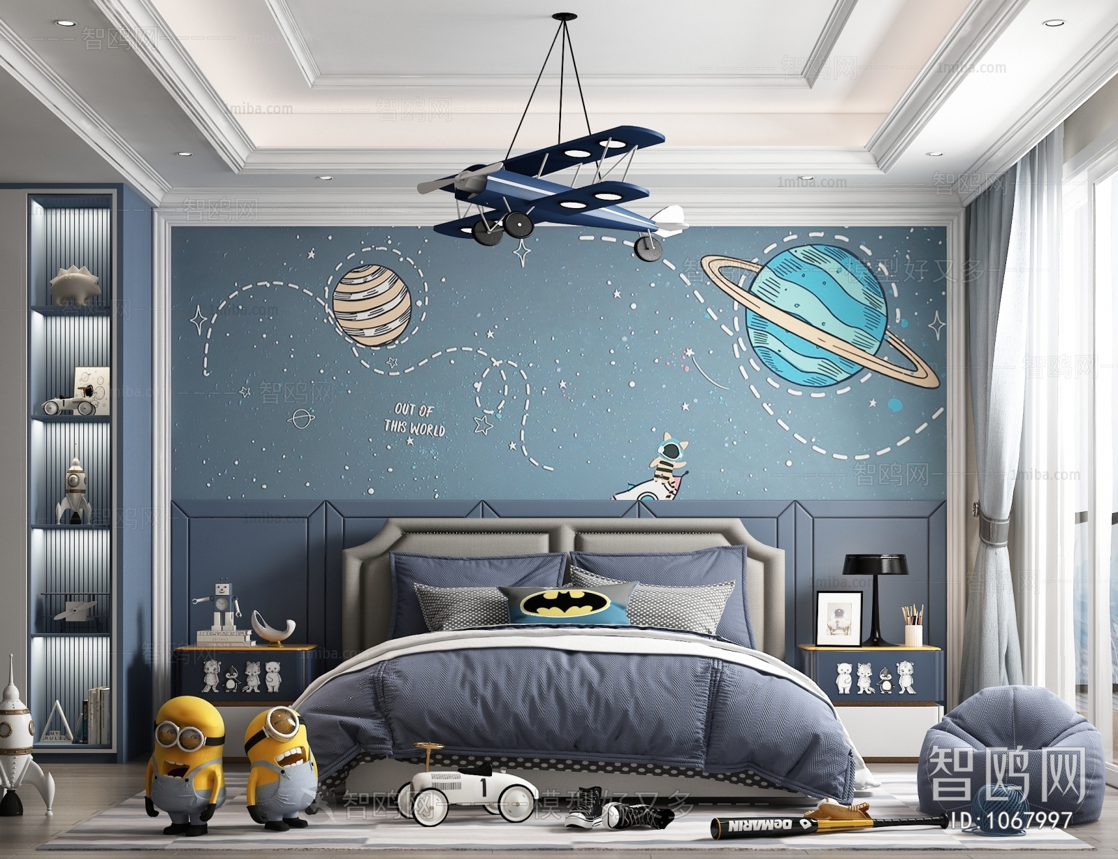 Modern Boy's Room And Son's Room