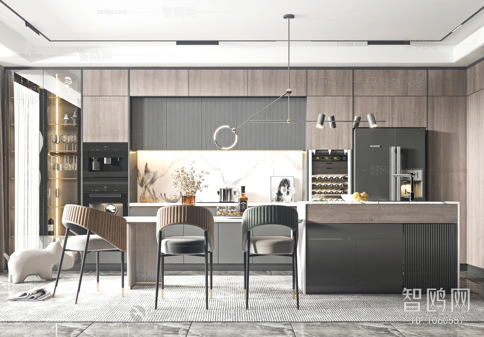 Modern Open Kitchen