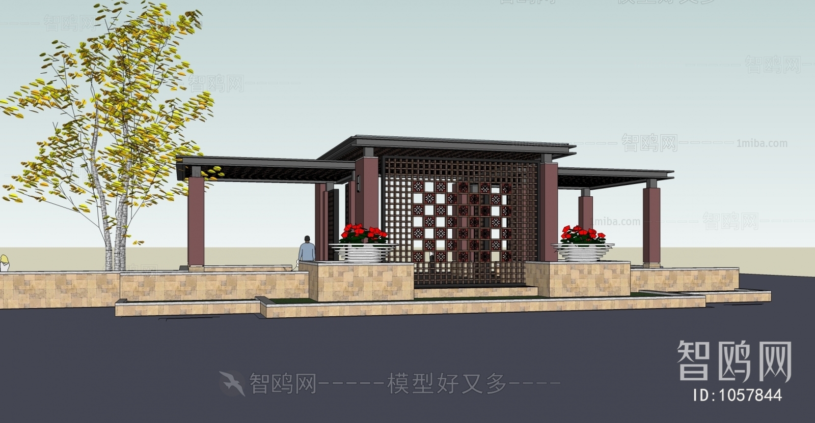 Chinese Style Building Component