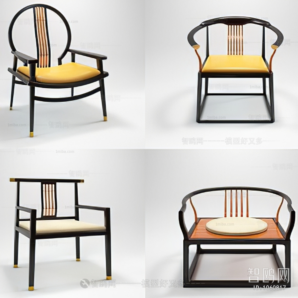 New Chinese Style Single Chair