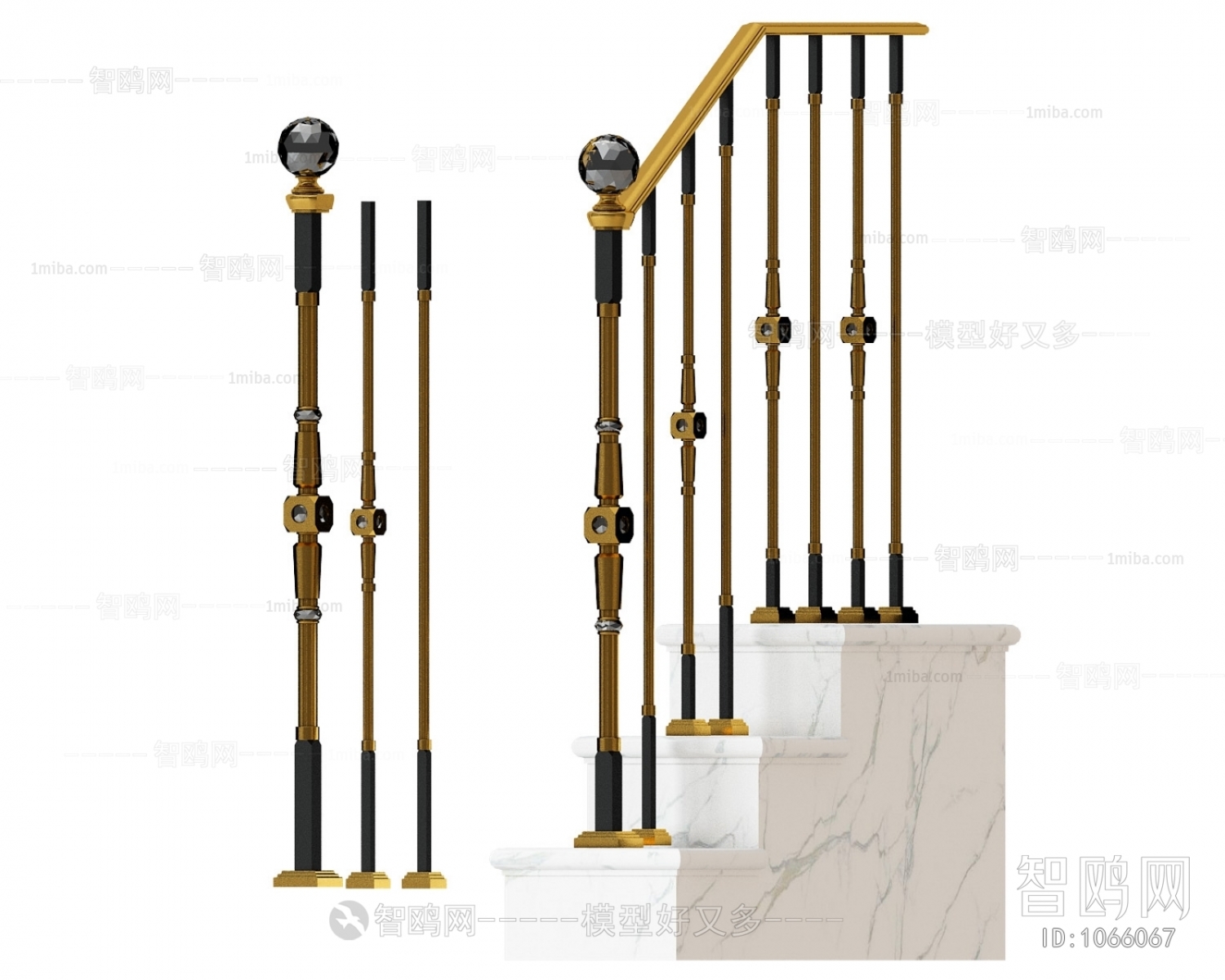 Modern Stair Balustrade/elevator