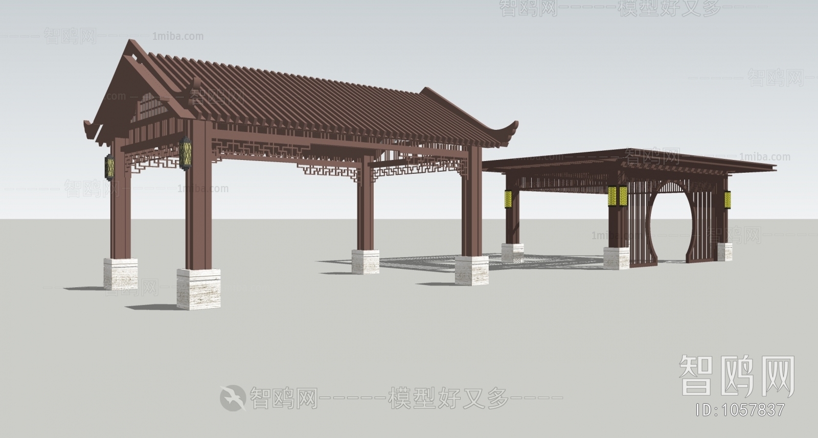 Chinese Style Building Component