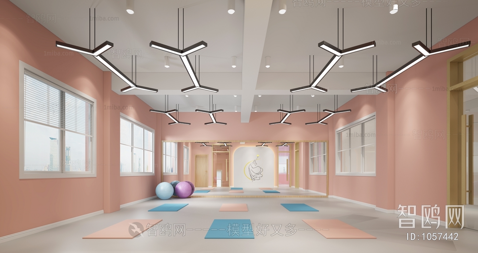 Modern Yoga Room