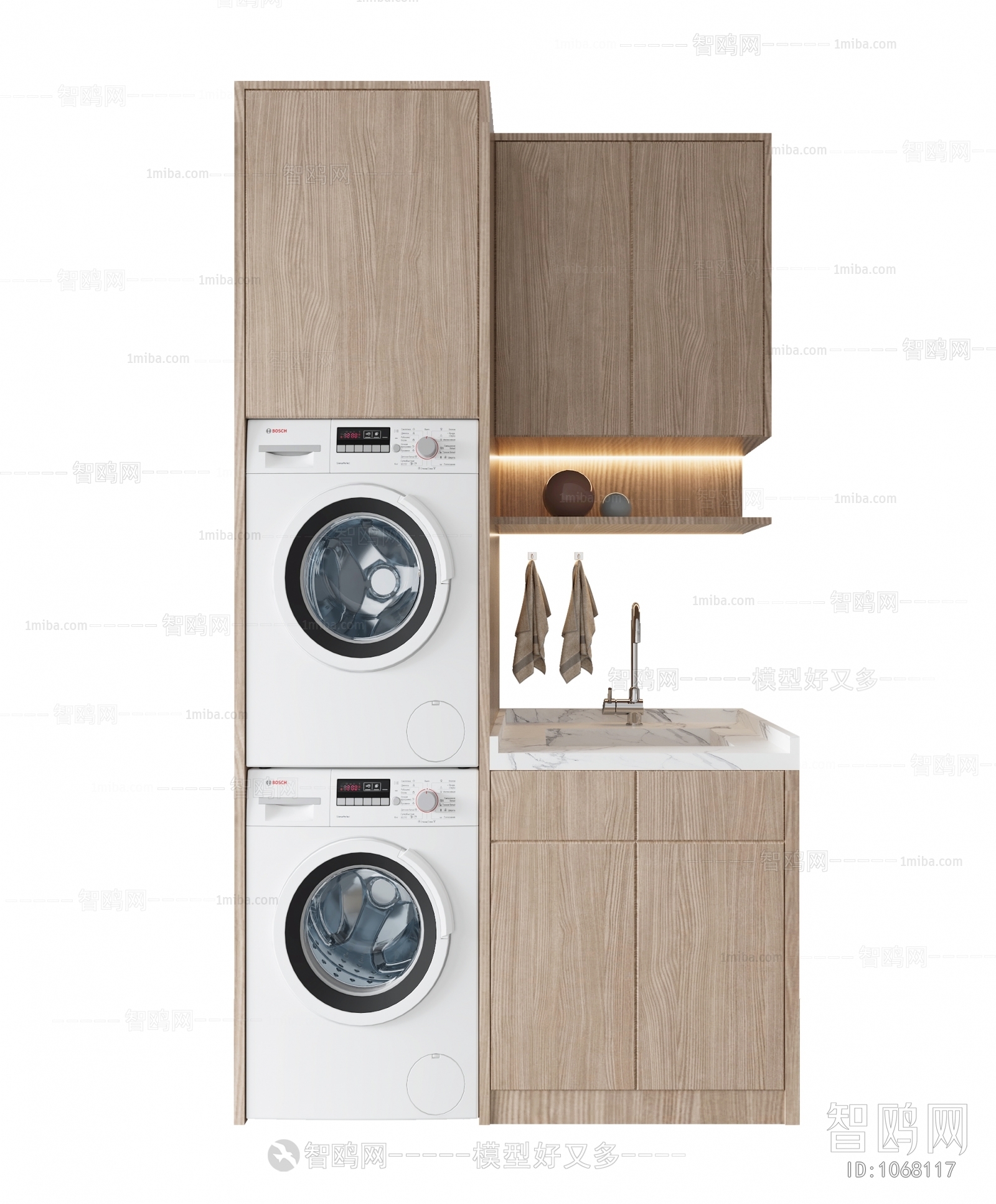 Modern Laundry Cabinet