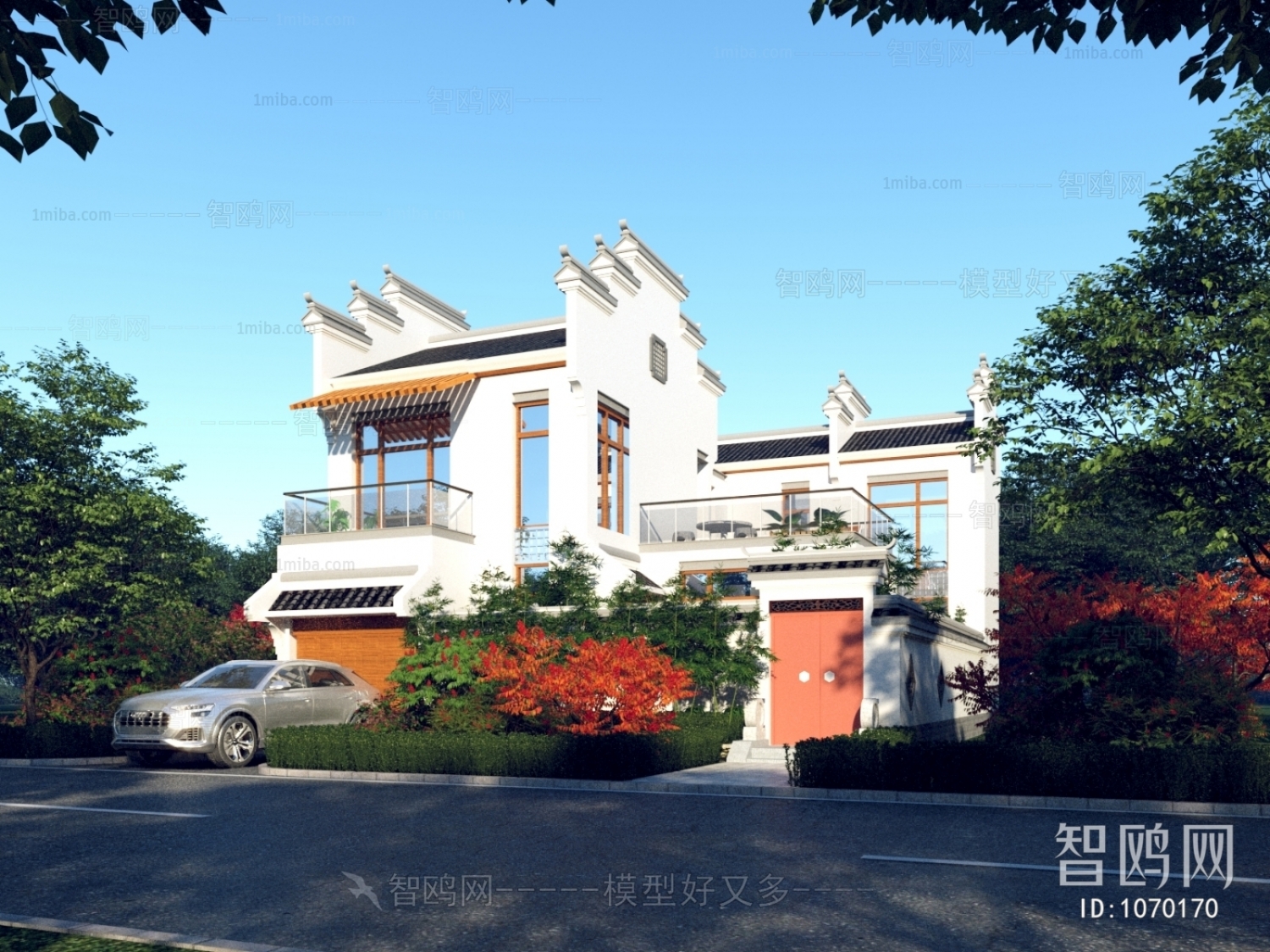 Chinese Style Villa Appearance