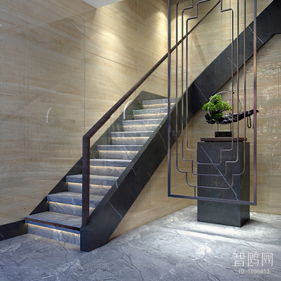 New Chinese Style Stairwell