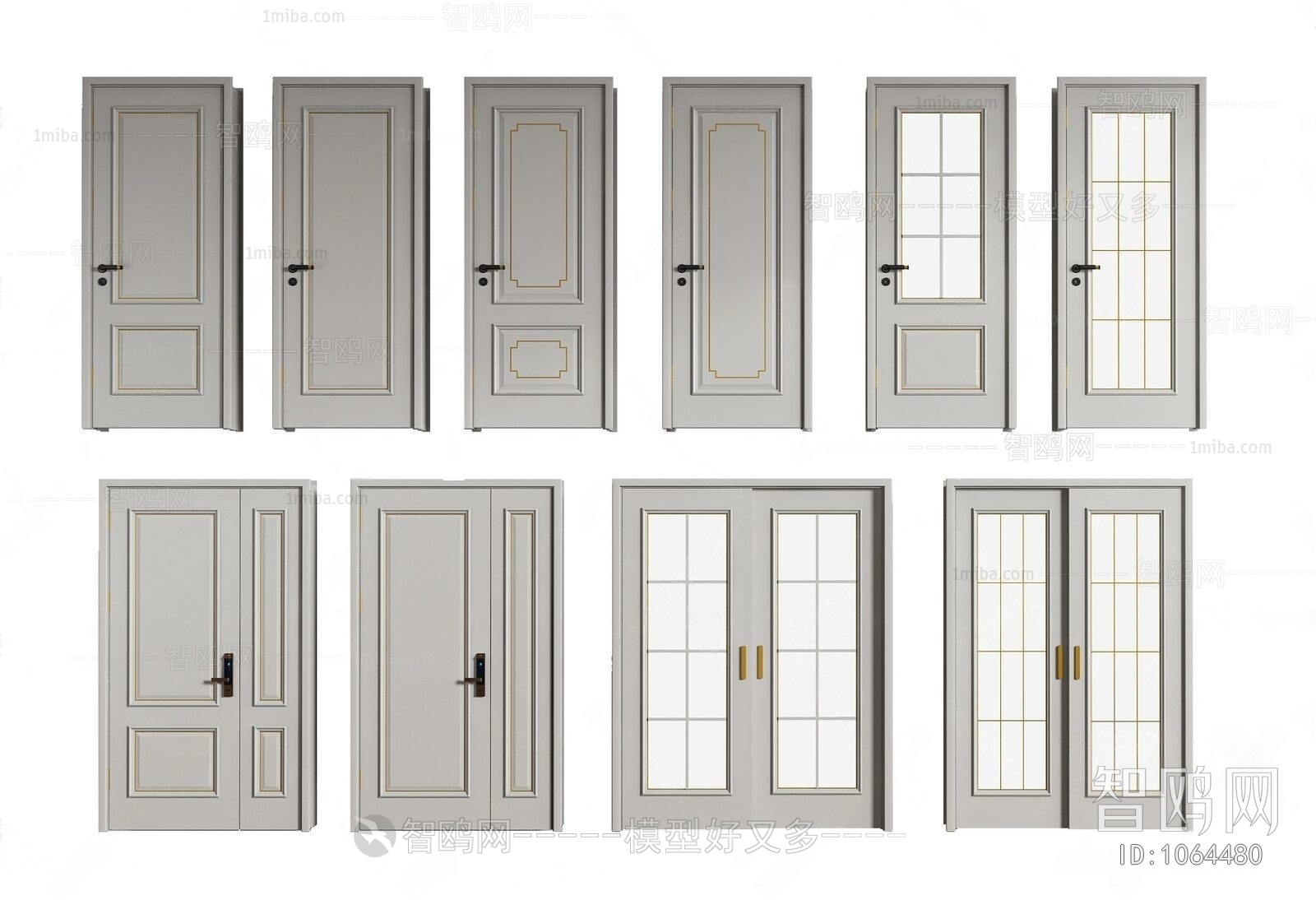 Simple European Style Door