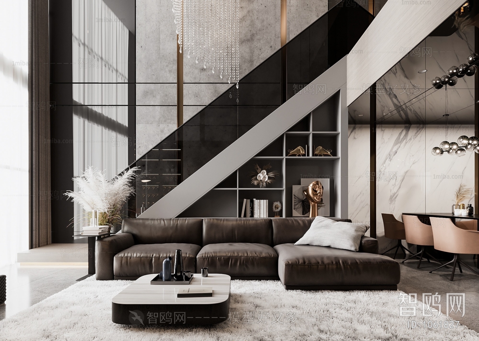 Modern A Living Room 3D Model Download - Model ID.882539993 | 1miba