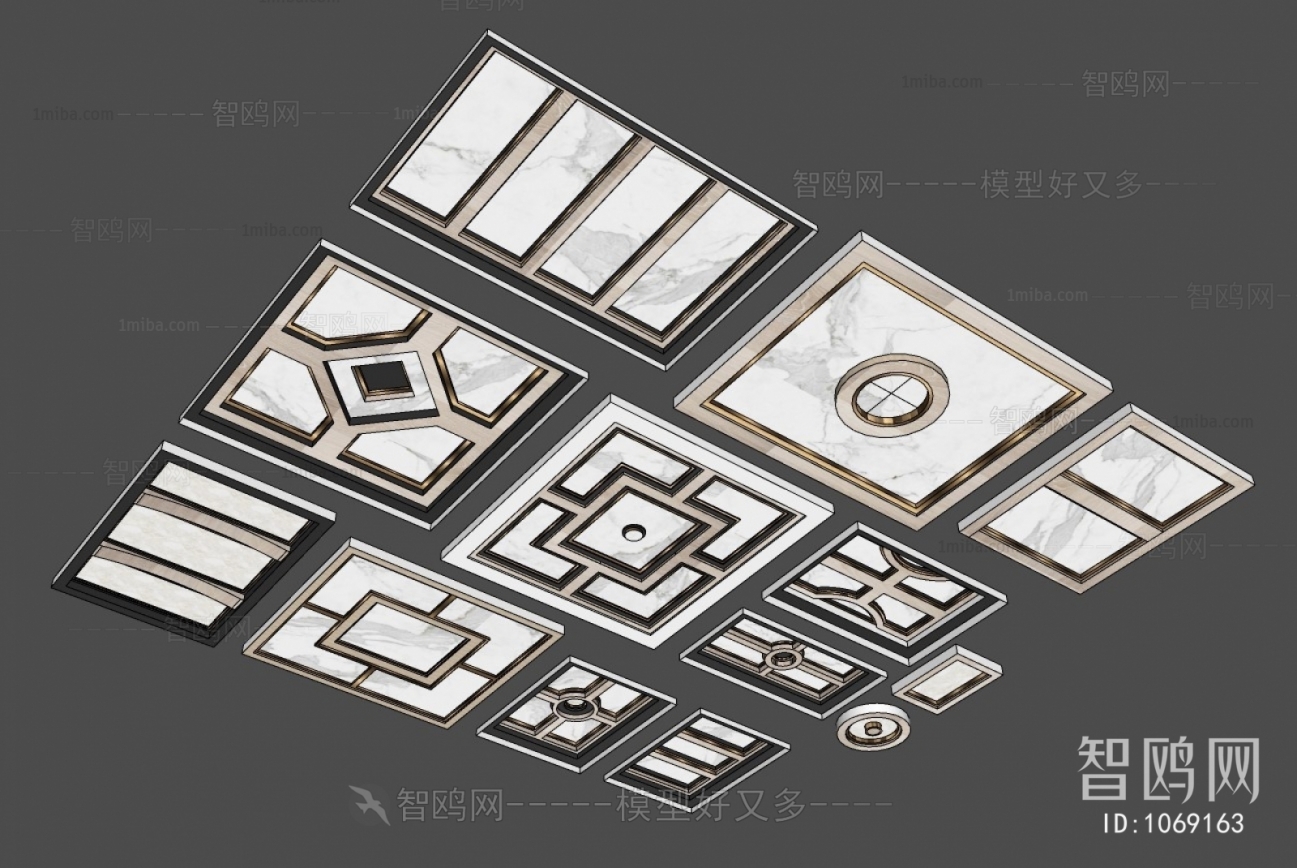 现代天花吊顶造型