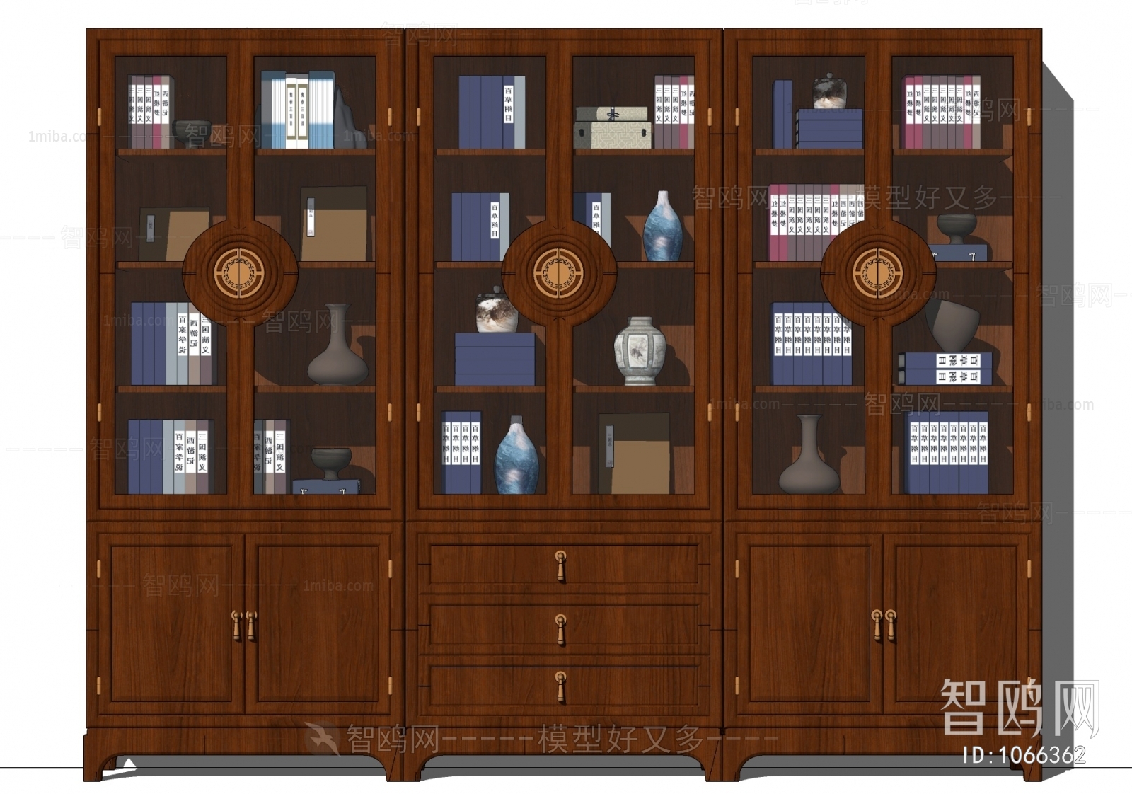 Chinese Style Bookcase