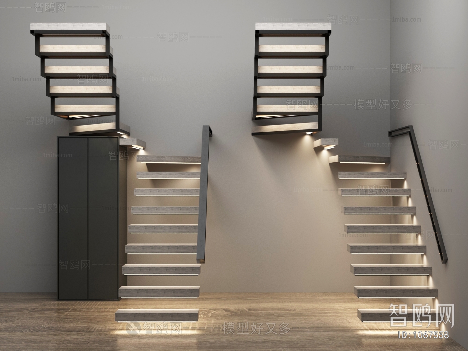 Modern Stair Balustrade/elevator