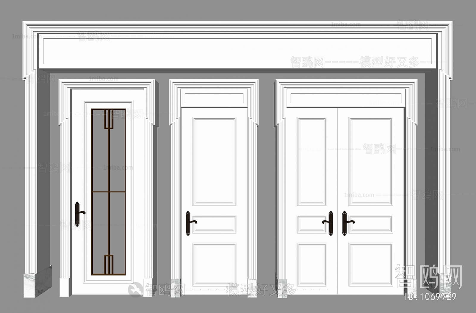 Simple European Style Door