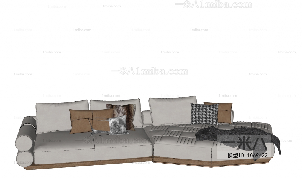 Modern Multi Person Sofa