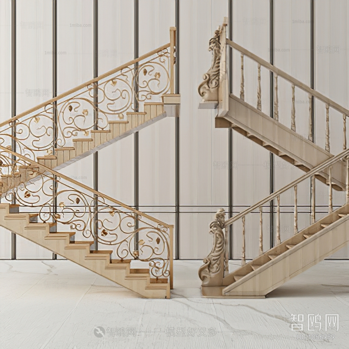 European Style Stair Balustrade/elevator