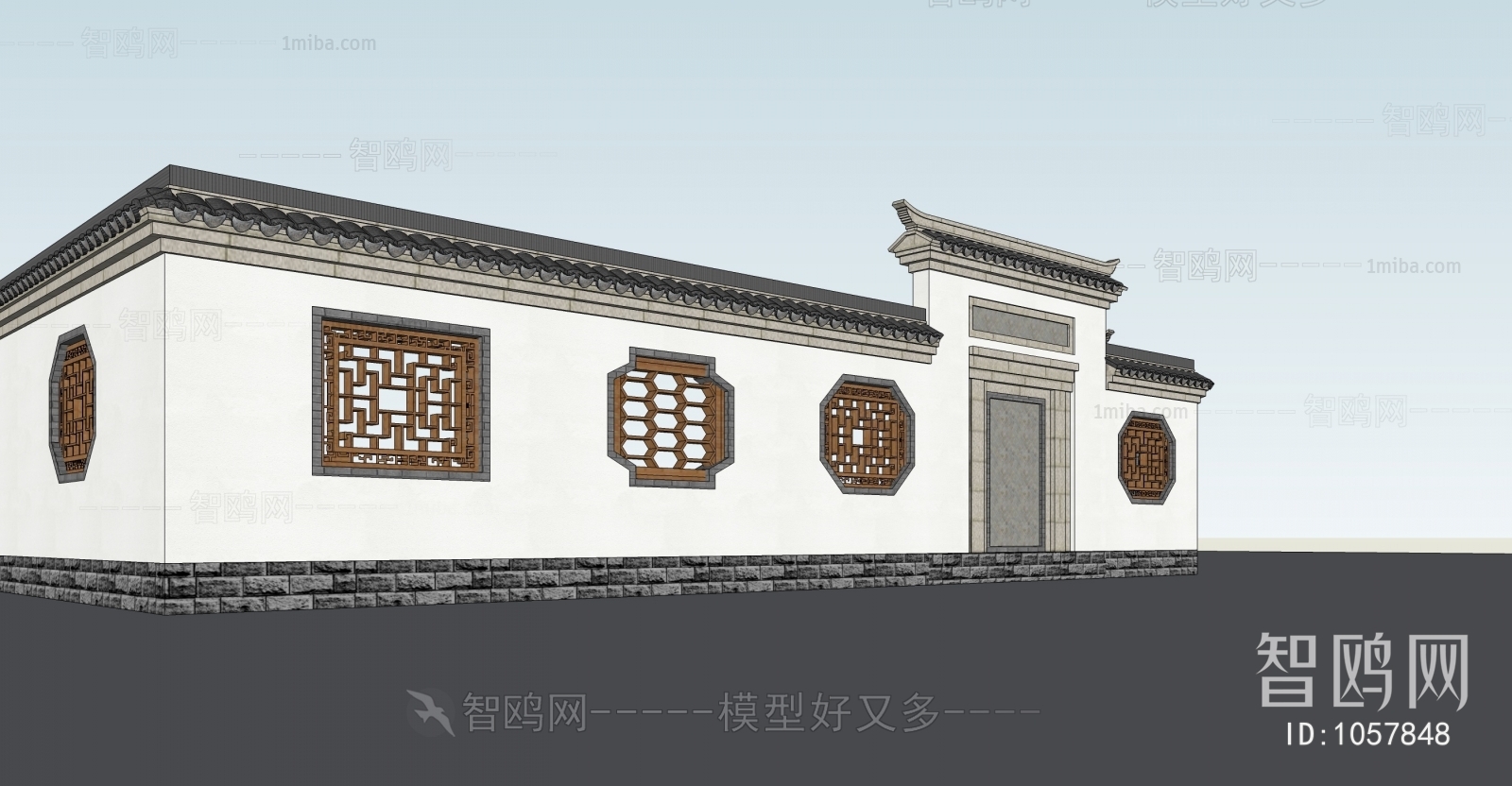 Chinese Style Building Component