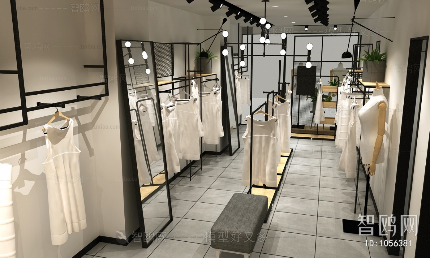 Industrial Style Clothing Store