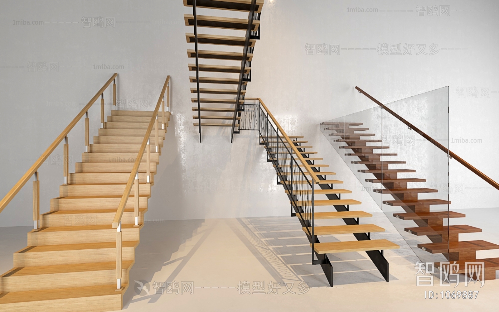 Modern Stair Balustrade/elevator