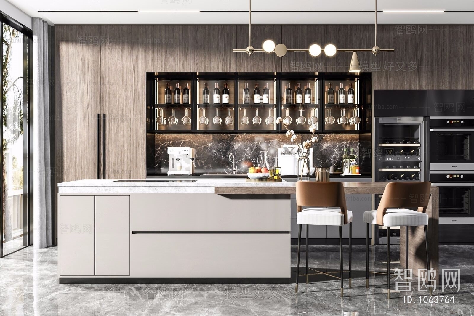 Modern Open Kitchen