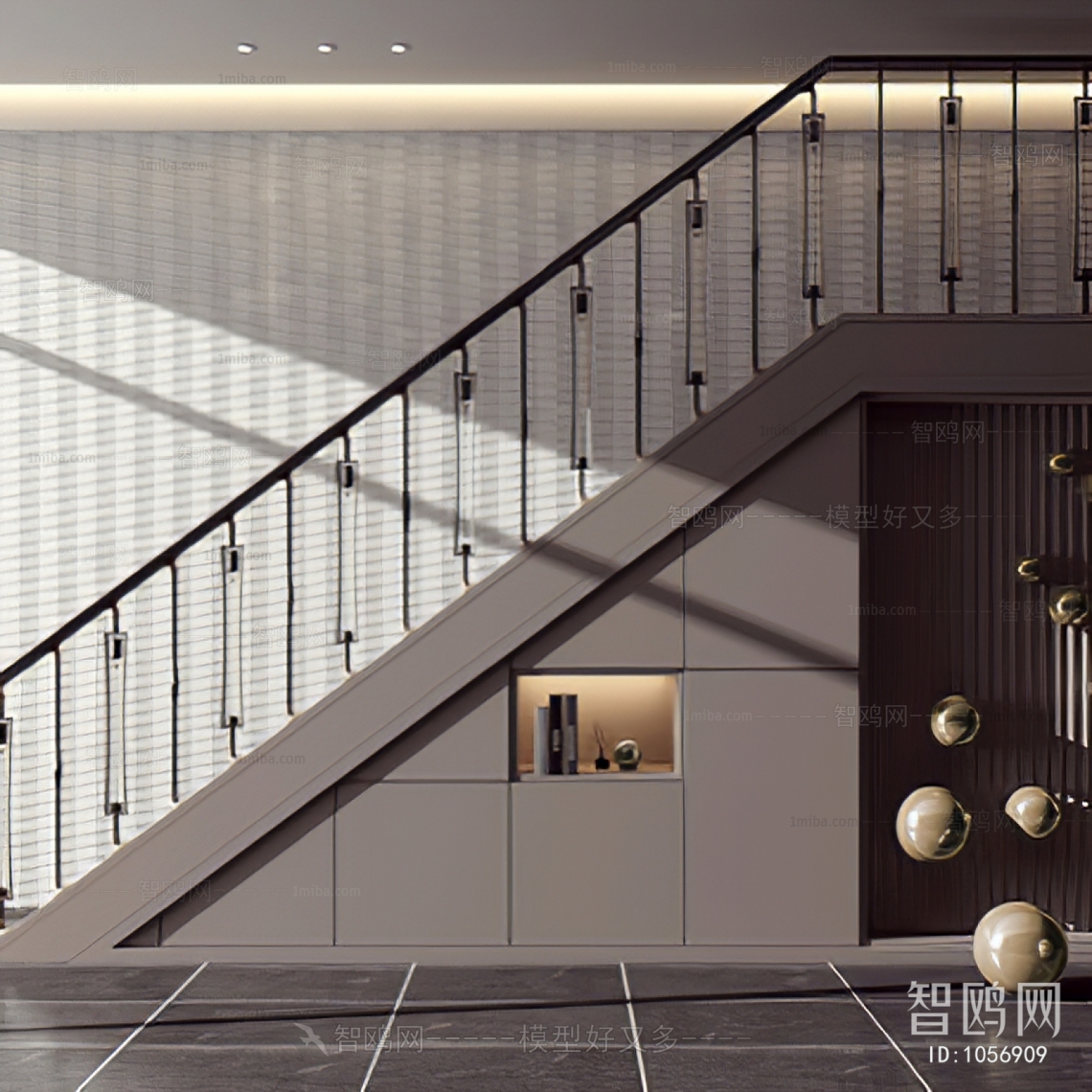 Modern Stair Balustrade/elevator