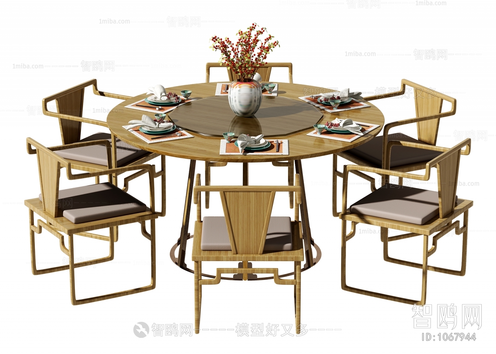 New Chinese Style Dining Table And Chairs