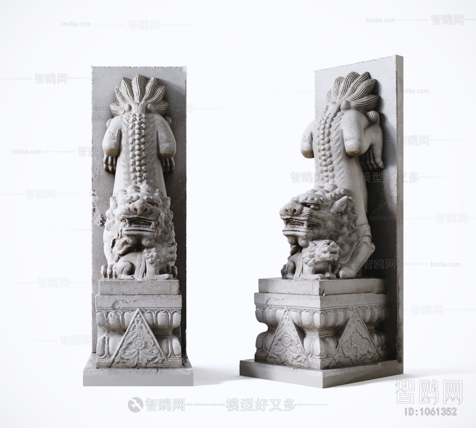 New Chinese Style Stone Carving