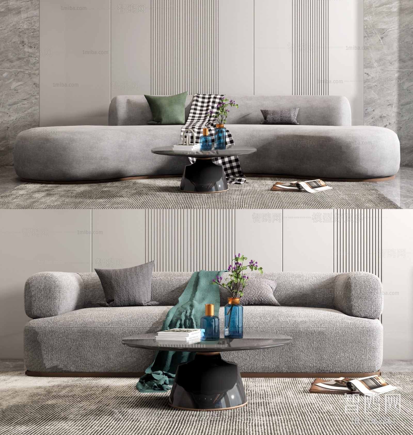 Modern Multi Person Sofa