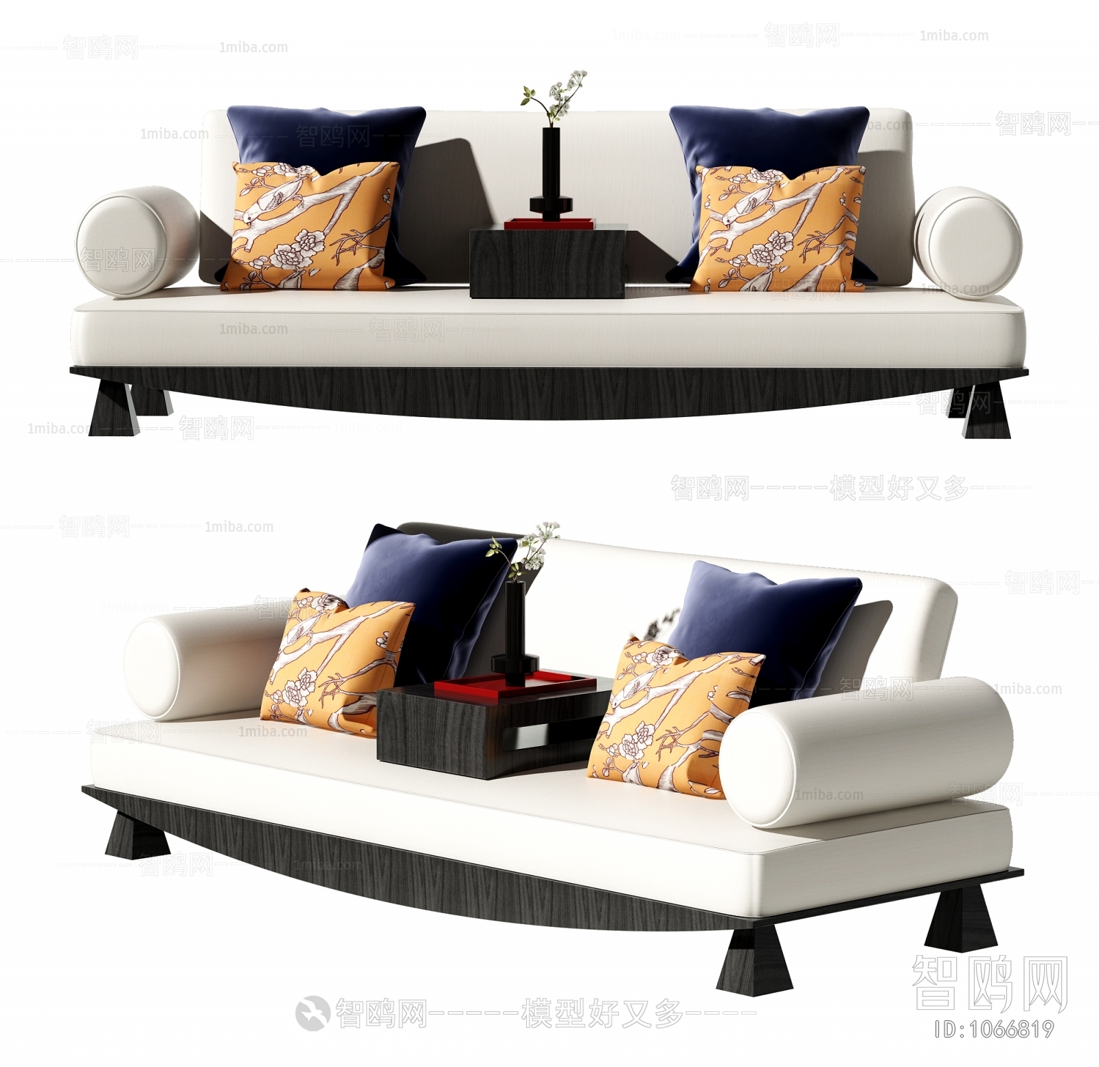 New Chinese Style A Sofa For Two