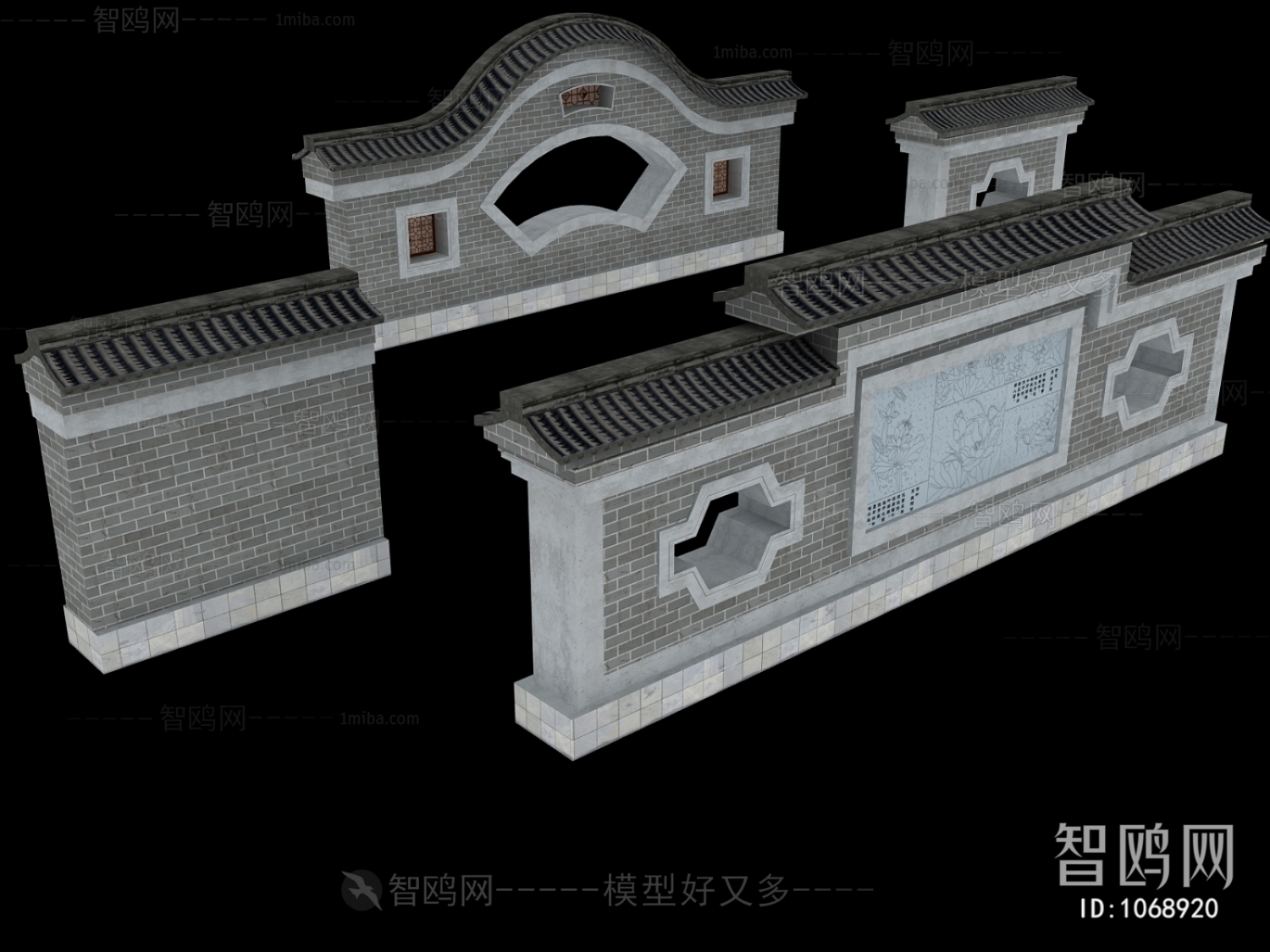 Chinese Style Building Component