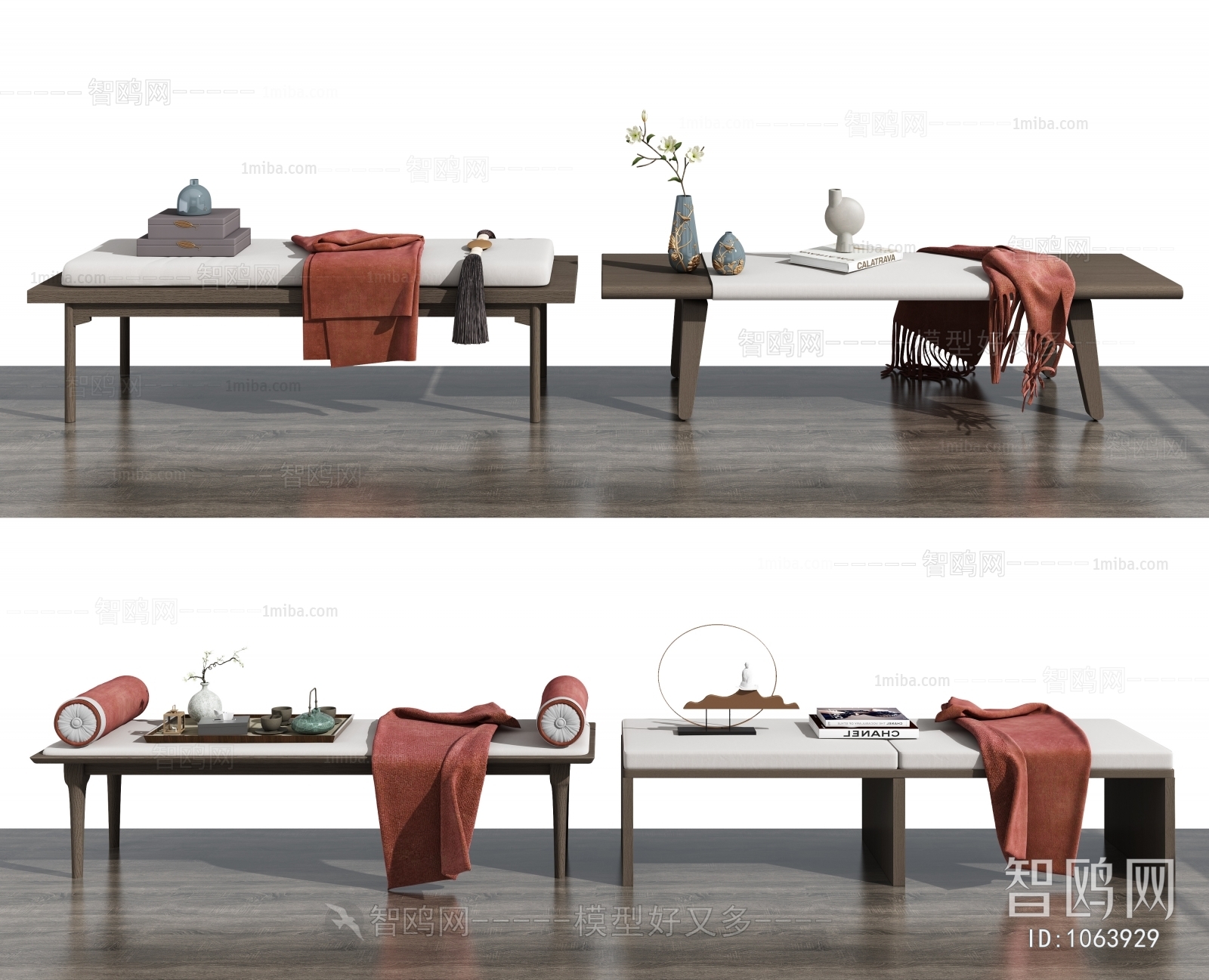 New Chinese Style Bench