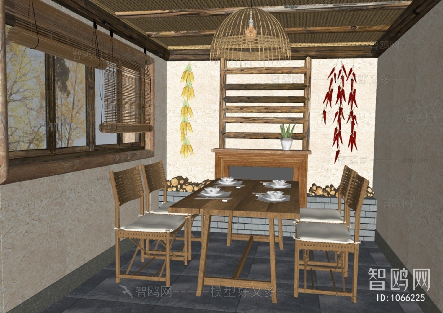 New Chinese Style Dining Room