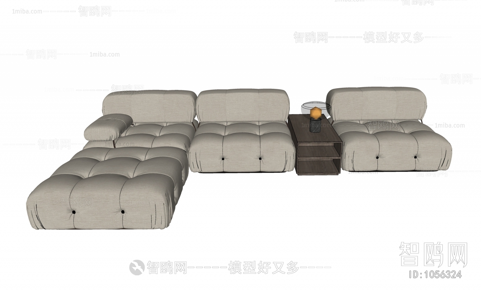 Simple European Style Multi Person Sofa