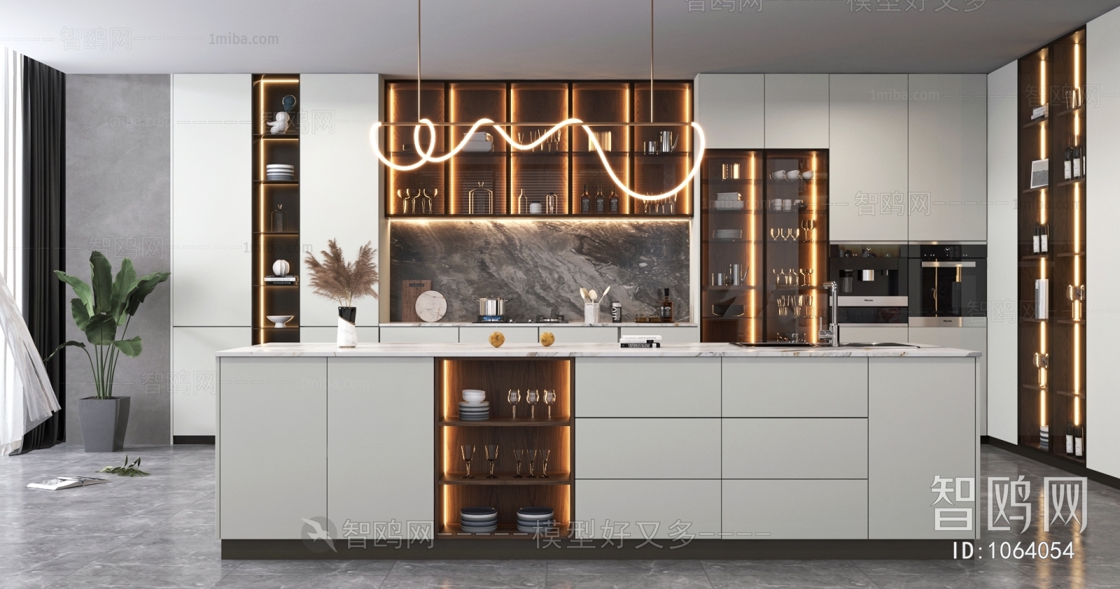 Modern Open Kitchen