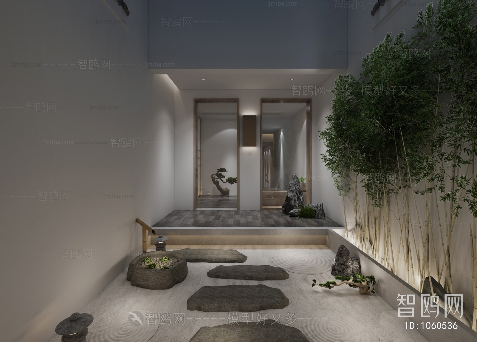 New Chinese Style Courtyard/landscape