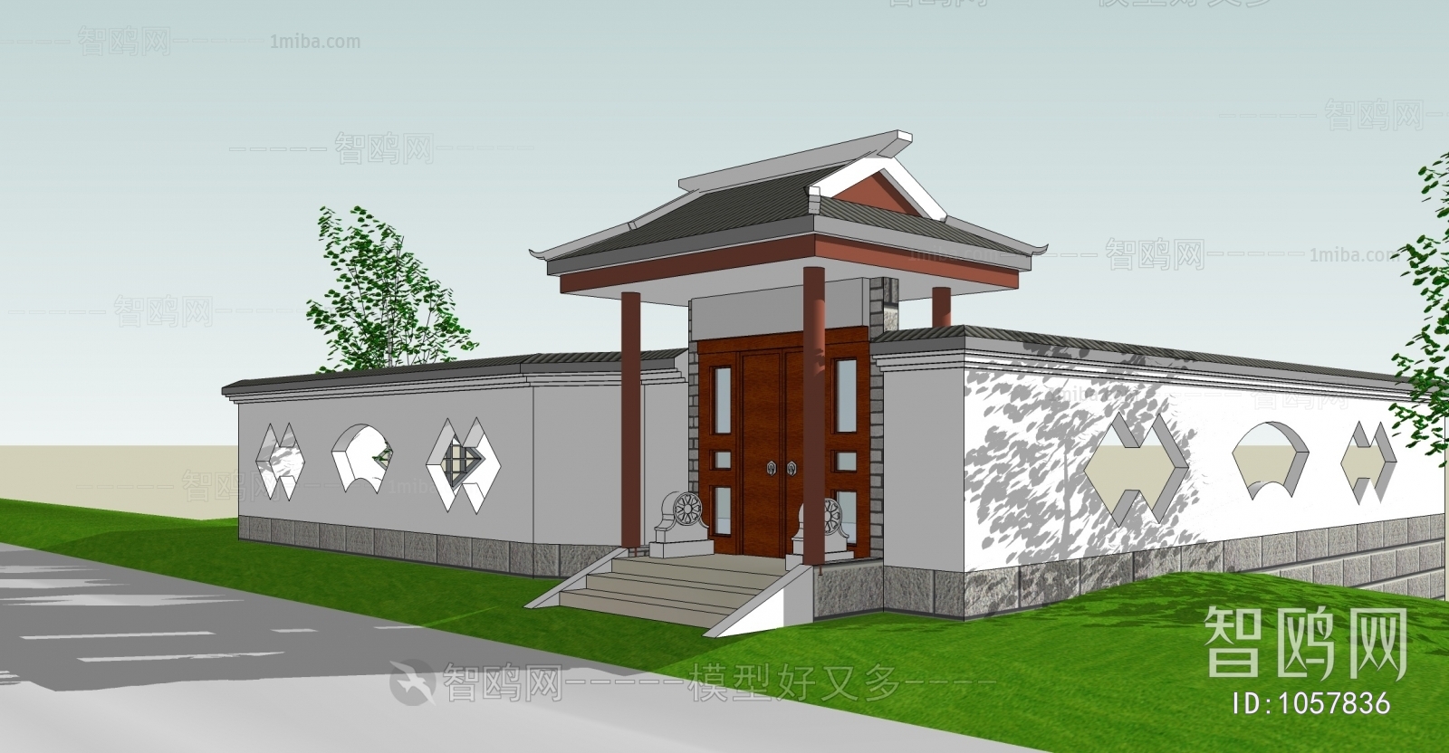 Chinese Style Building Component