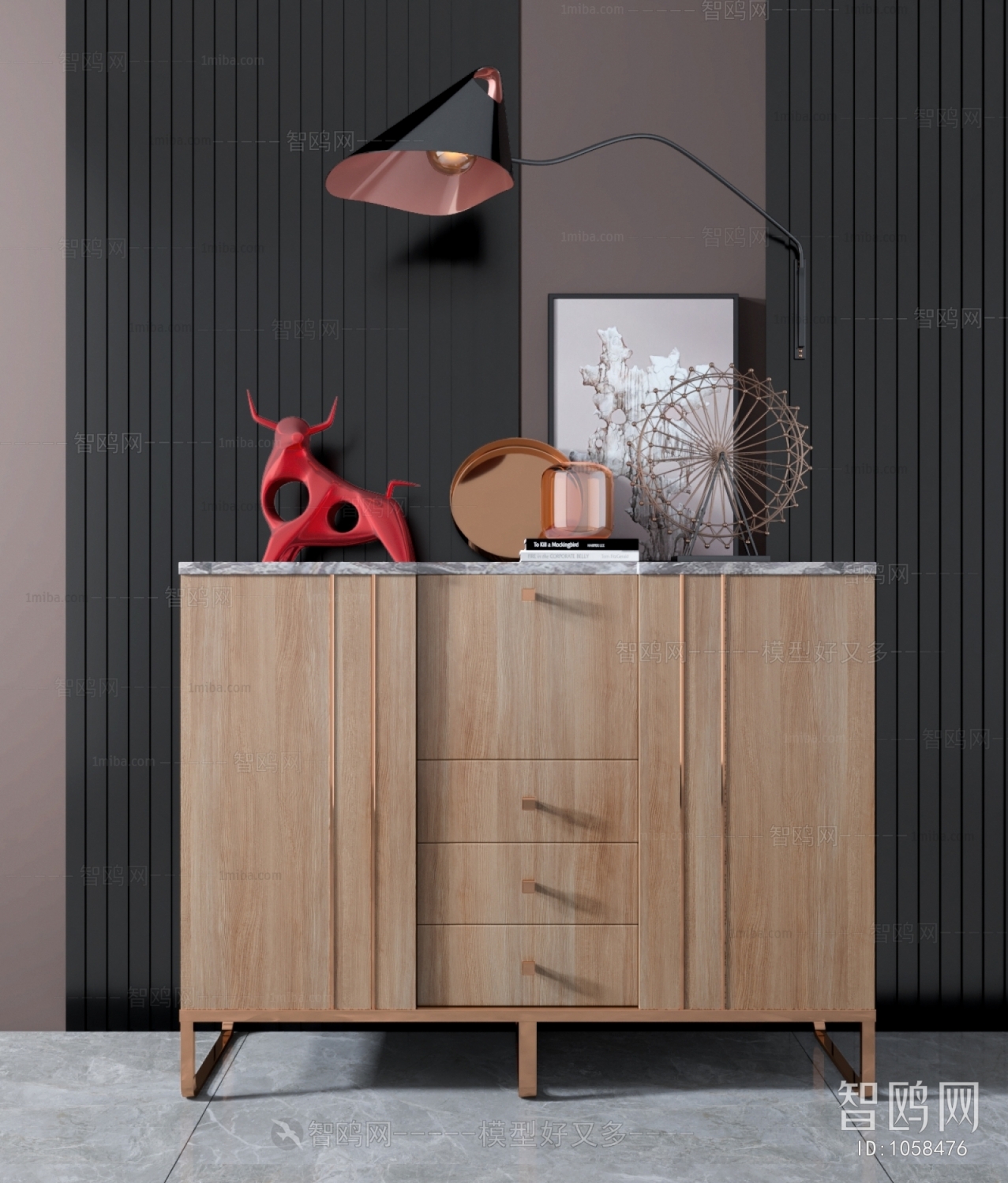 Modern Side Cabinet/Entrance Cabinet