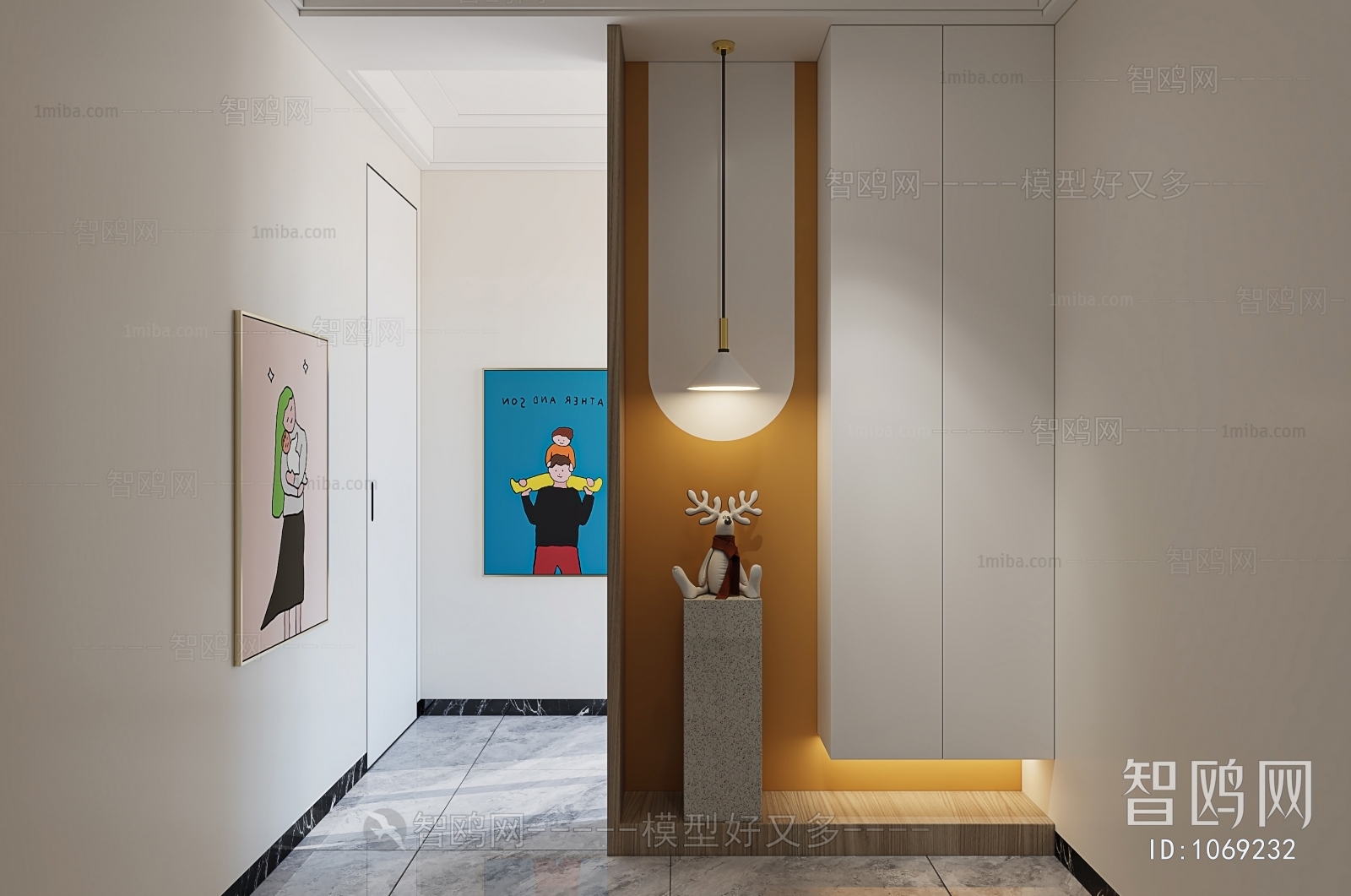 Modern Hallway