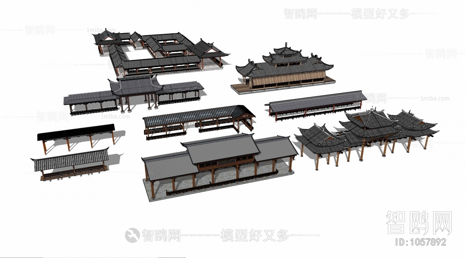 Chinese Style Building Component