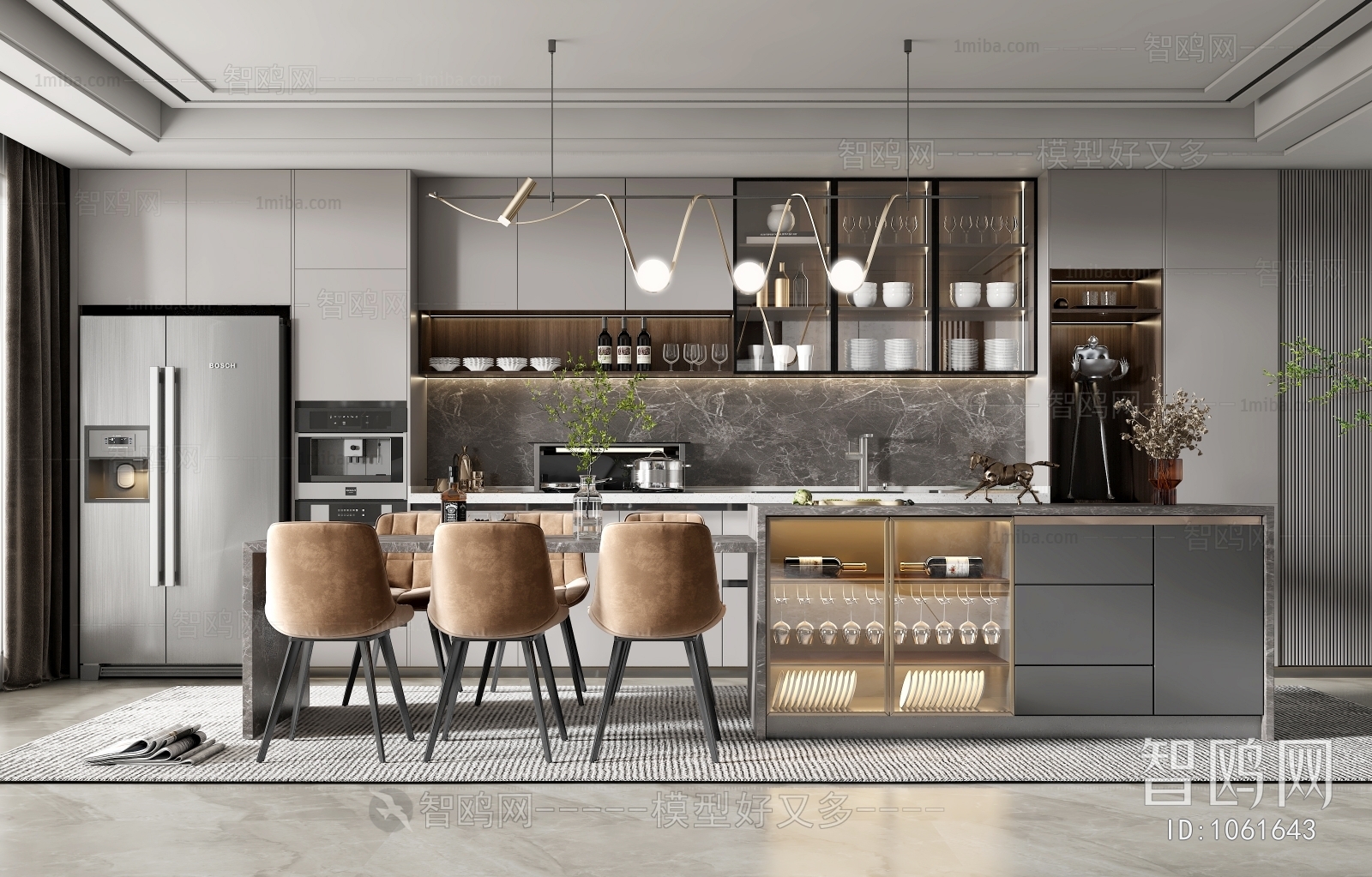 Modern Open Kitchen