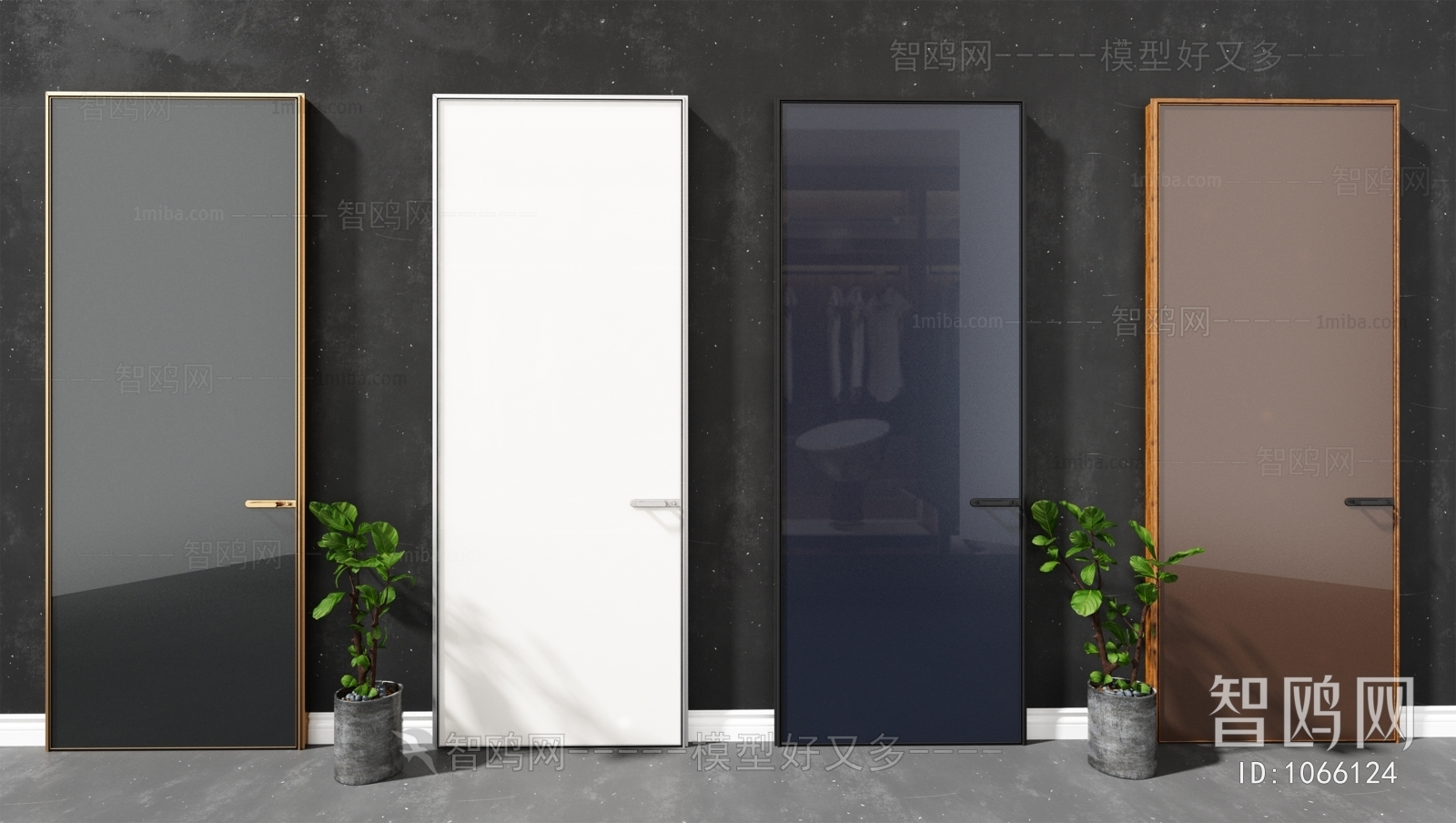 Modern Single Door