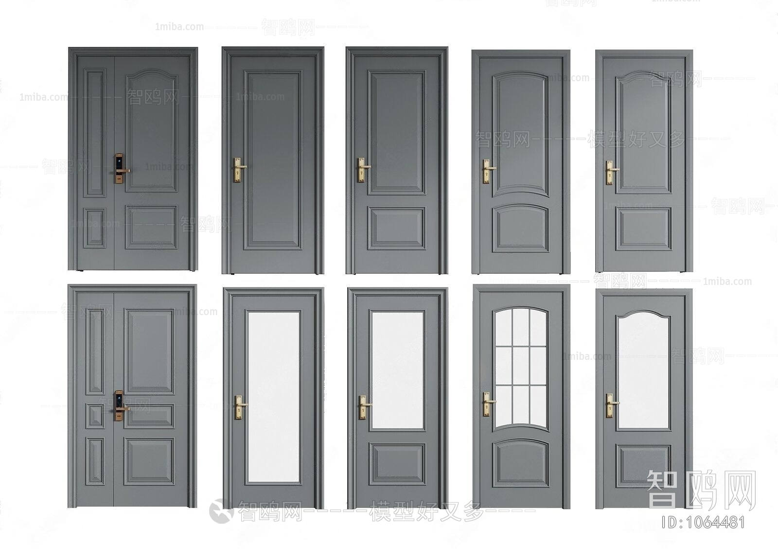 Simple European Style Door