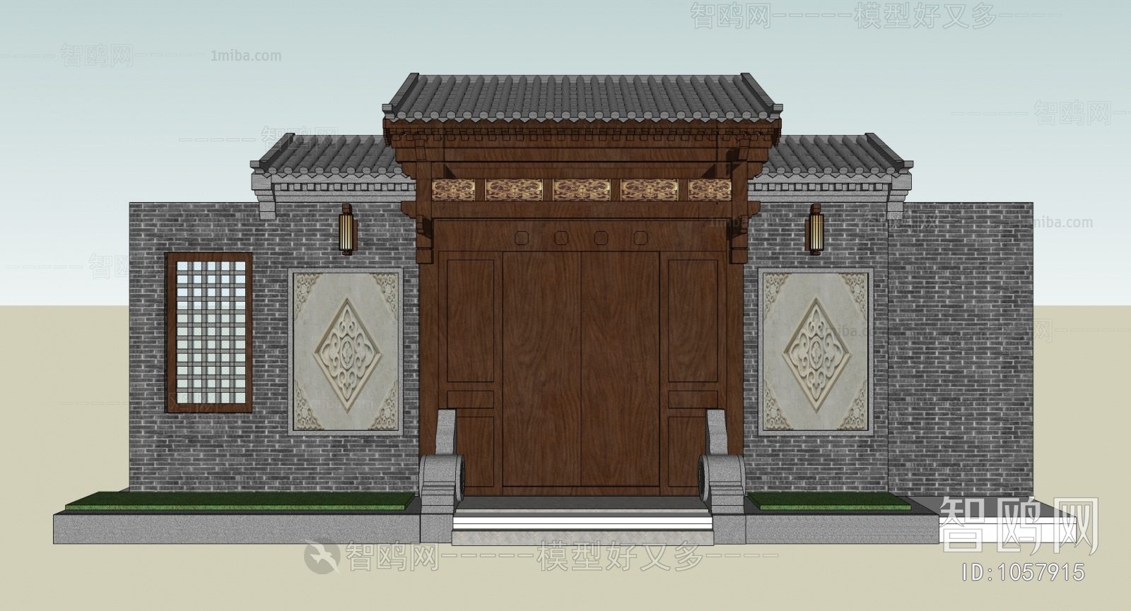 Chinese Style Building Component