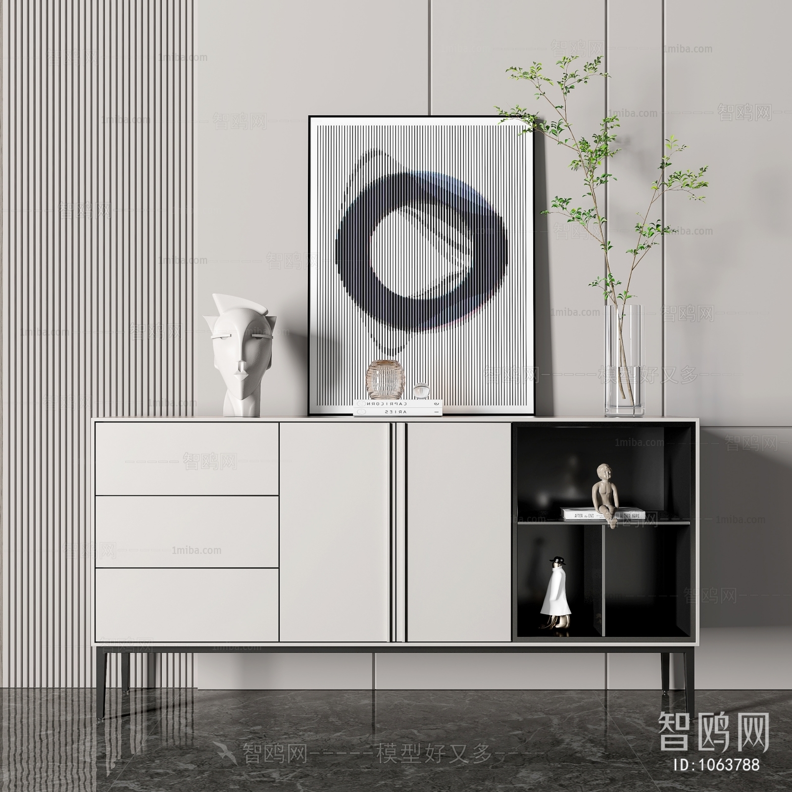 Modern Side Cabinet/Entrance Cabinet